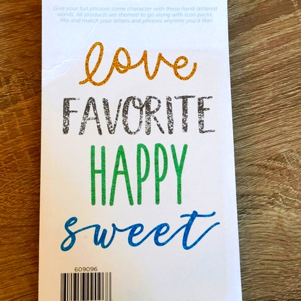 ✨️💕 Letterboard glitter words set, Love
